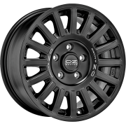 O.Z. Rally Raid 17X8.0 5X120 ET 0 Matt Black + Silver Lettering