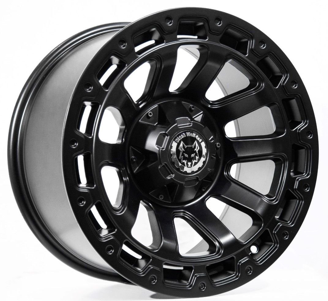Black Wolf  744 17X9.0  6X114.3  ET+5 Matte Black