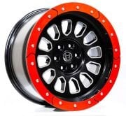 Black Wolf 571 18x9.0 6X139.7 ET0 MB/RED