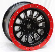 Black Wolf 571 18x9.0 6x114.3 ET+20 MB/RED