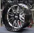 Cali Invader  9115  24X14  6X139.7 ET-76 MM Gloss Black Milled Spokes