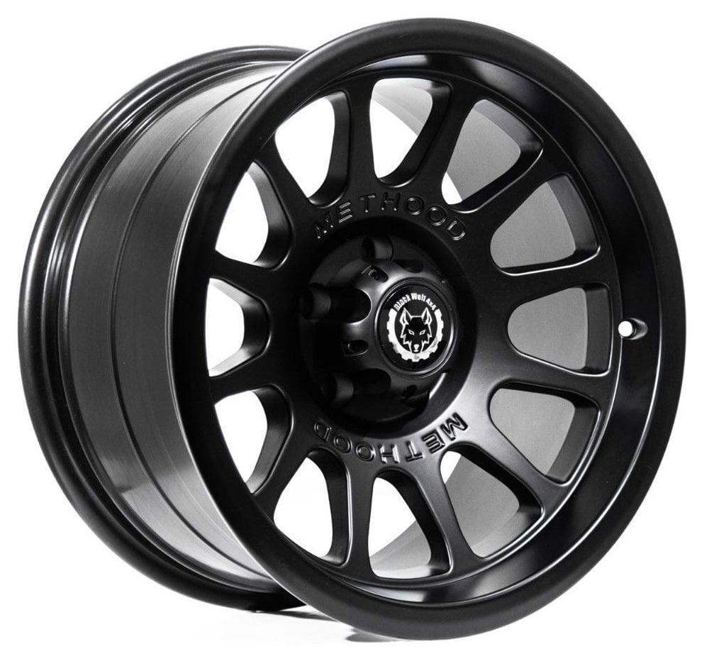 Black Wolf  259 17X9.0 5X114.3 ET0 Matte Black