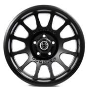 Black Wolf  259 17X9.0 5X114.3 ET0 Matte Black